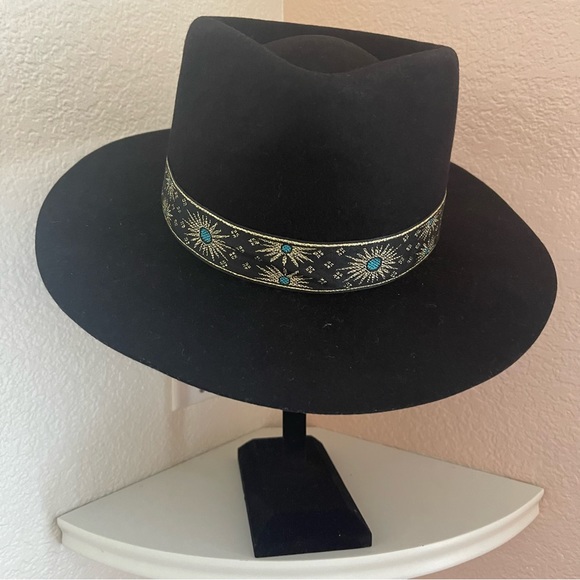 NWT Lack of Color Black Fedora in style “The Phoenix”. - Picture 7 of 15
